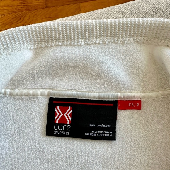 Spyder Women's White Fleece Lined Ski Jacket - Picture 2 of 4